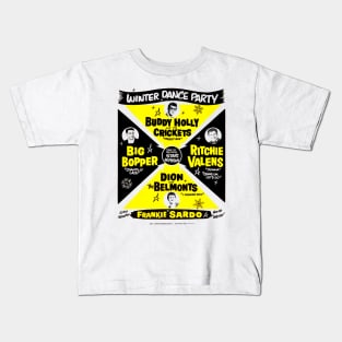 The Day The Music Died (Concert Poster) Kids T-Shirt